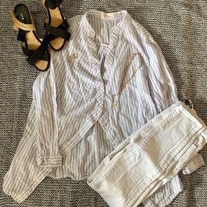 Cotton chic button down
